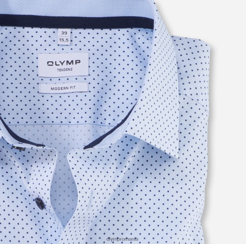 tendinz modern fit, camasa business, new kent, bleu OLYMP îmbrăcăminte 4Z8LB61735