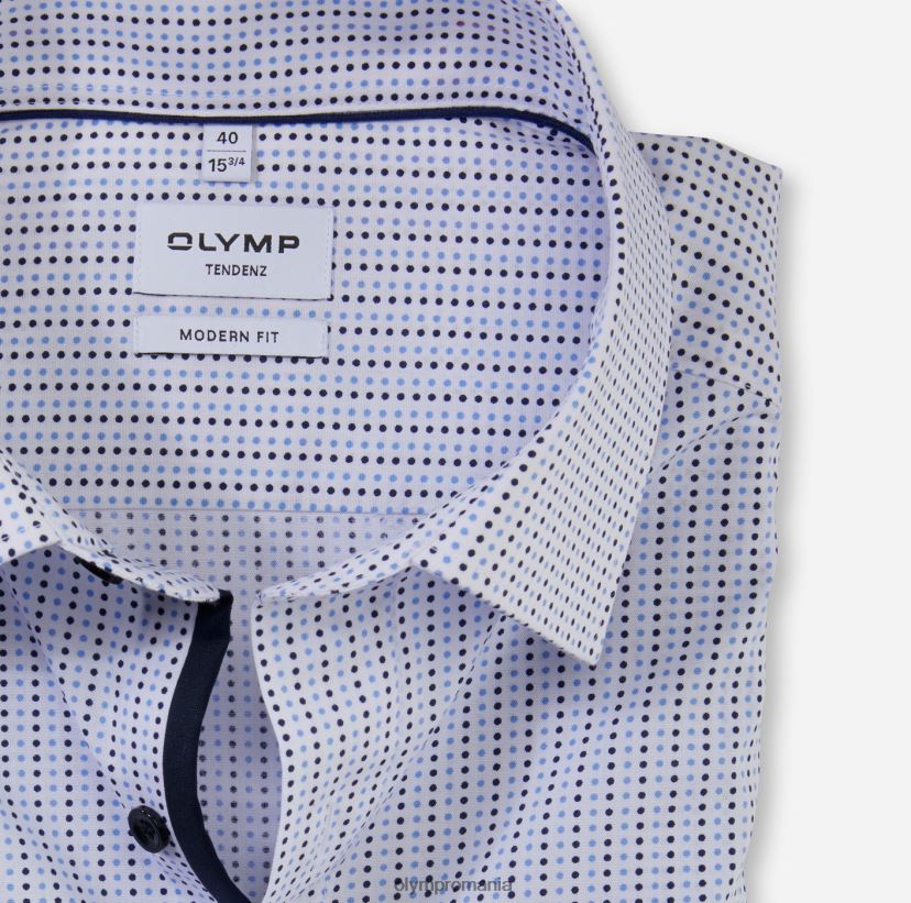 tendinz modern fit, camasa business, new kent, bleu OLYMP îmbrăcăminte 4Z8LB61739