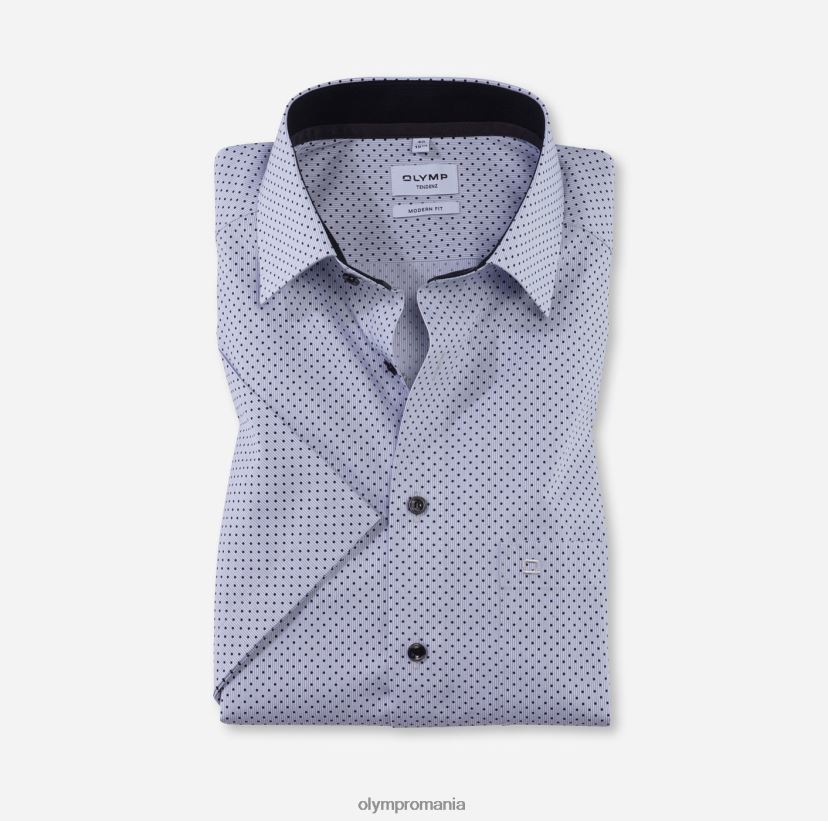 tendinz modern fit, camasa business, new kent, gri argintiu OLYMP îmbrăcăminte 4Z8LB61731