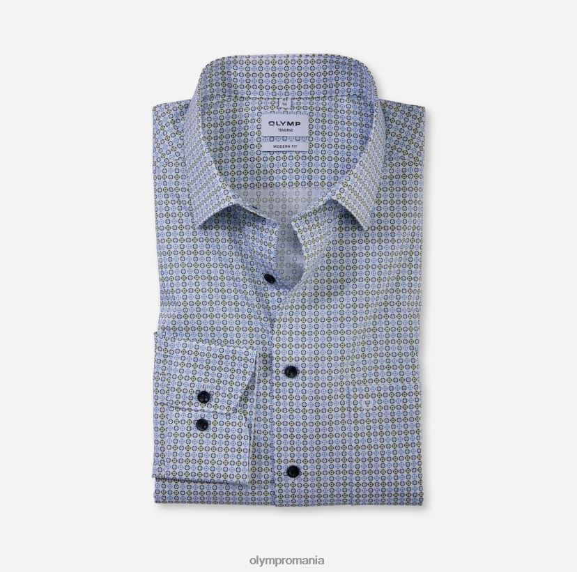 tendinz modern fit, camasa business, new kent, verde lime OLYMP îmbrăcăminte 4Z8LB61736