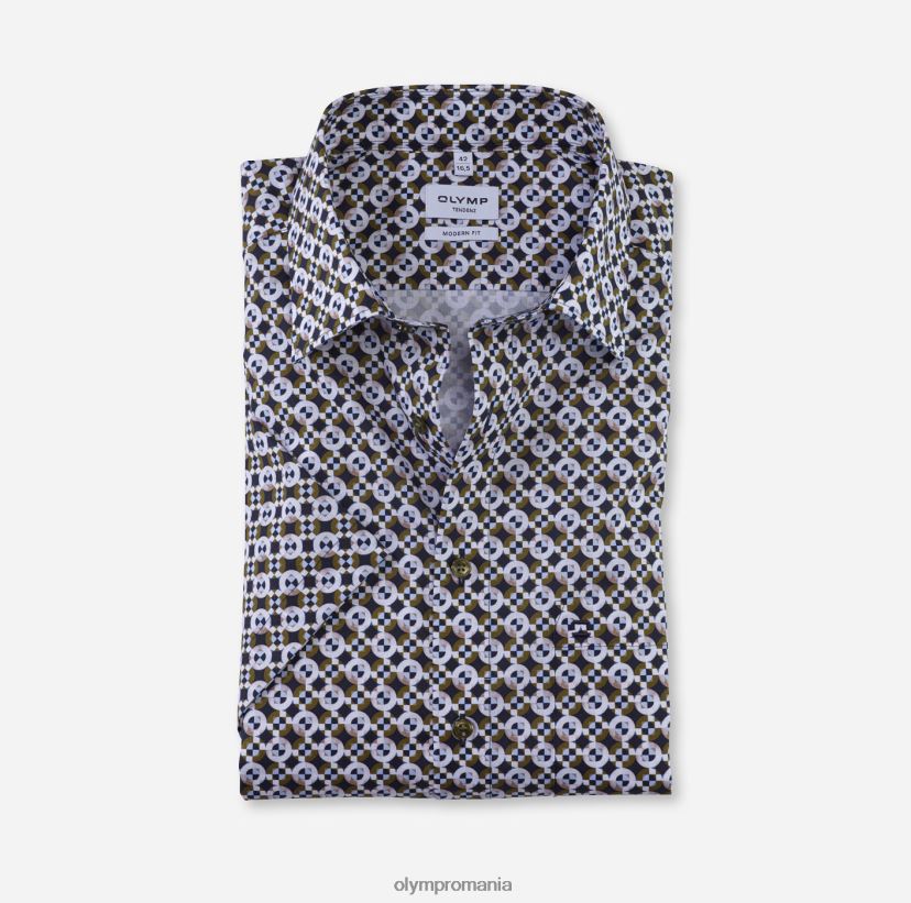 tendinz modern fit, camasa business, new kent, verde lime OLYMP îmbrăcăminte 4Z8LB61742