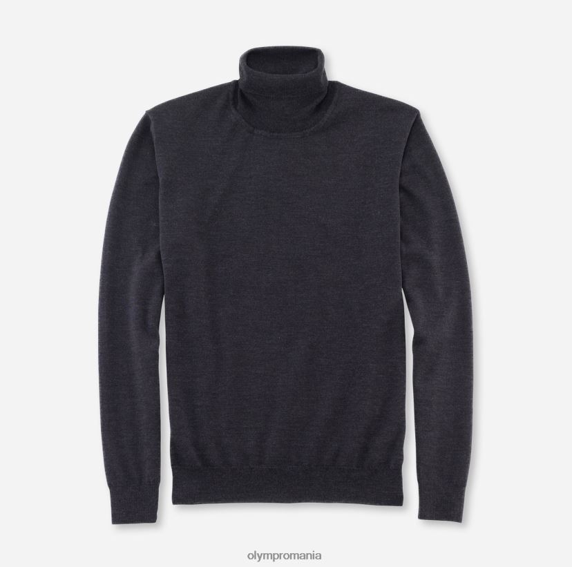 tricotaje casual pe gât, grafit OLYMP îmbrăcăminte 4Z8LB61884