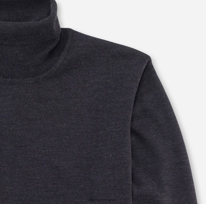 tricotaje casual pe gât, grafit OLYMP îmbrăcăminte 4Z8LB61884