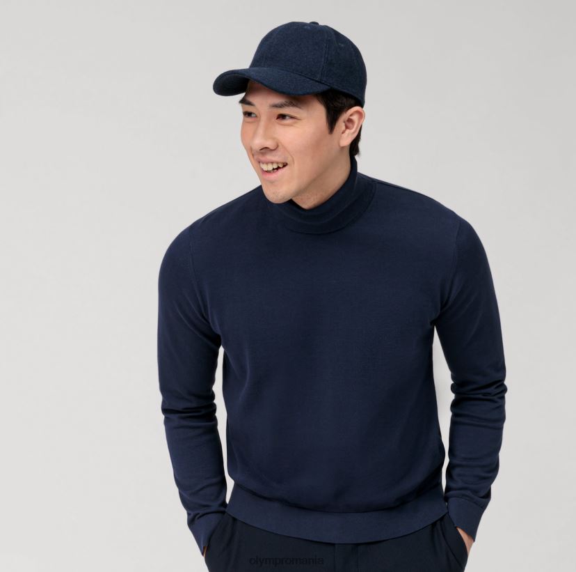 tricotaje casual pe gât, marine OLYMP îmbrăcăminte 4Z8LB61895