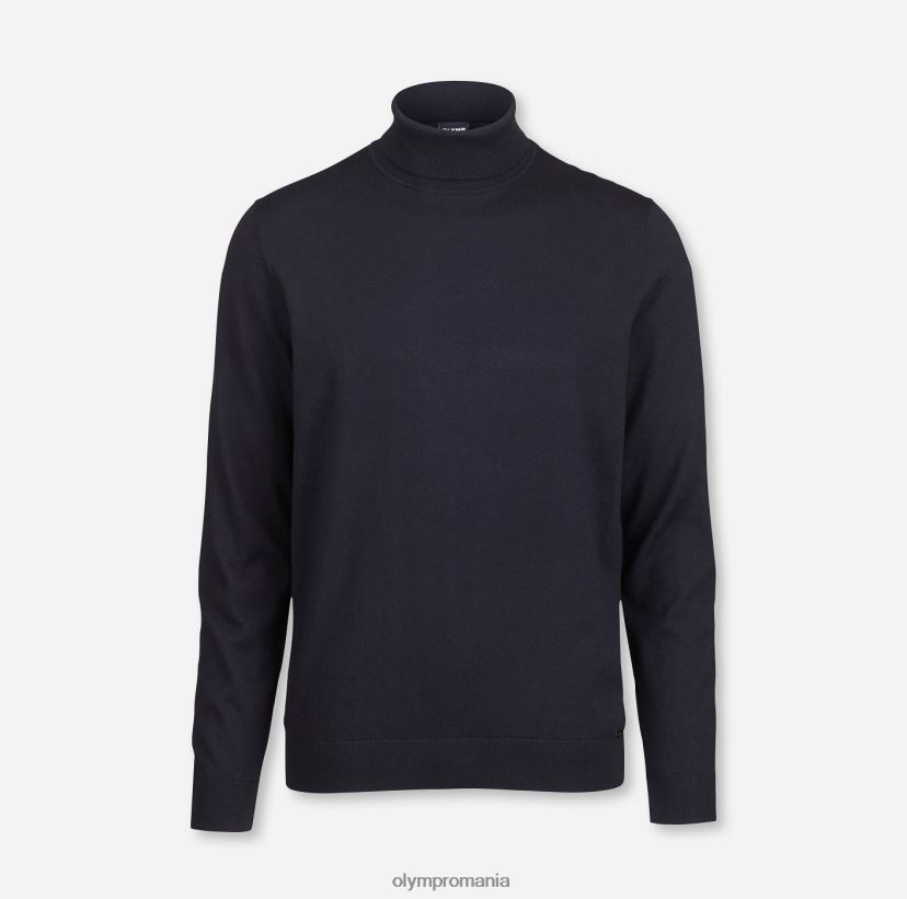 tricotaje potrivire modernă, pulover pe gât, marine OLYMP îmbrăcăminte 4Z8LB61901