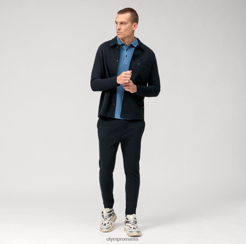 pantaloni casual din jerse, marine OLYMP îmbrăcăminte 4Z8LB62193