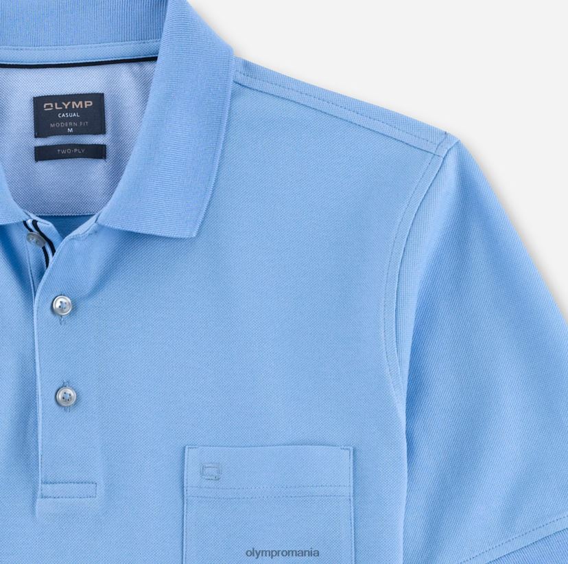casual modern fit, polo, albastru deschis OLYMP îmbrăcăminte 4Z8LB62077