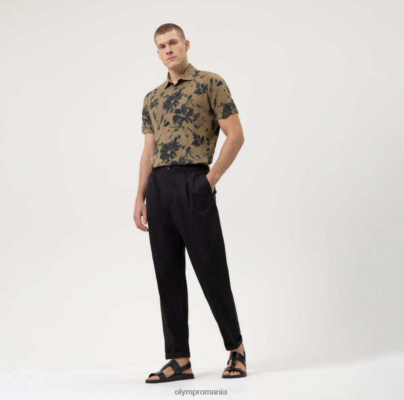 casual modern fit, polo, kaki OLYMP îmbrăcăminte 4Z8LB62088