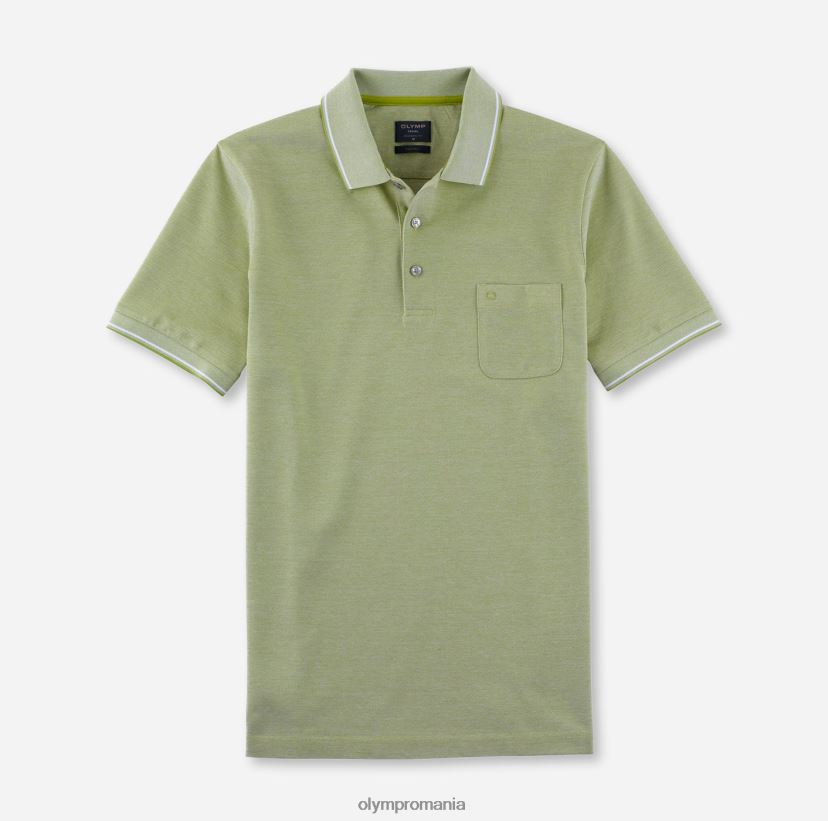 casual modern fit, polo, lime OLYMP îmbrăcăminte 4Z8LB62178