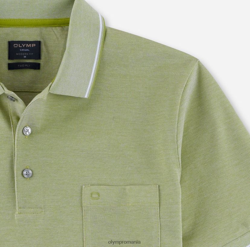 casual modern fit, polo, lime OLYMP îmbrăcăminte 4Z8LB62178