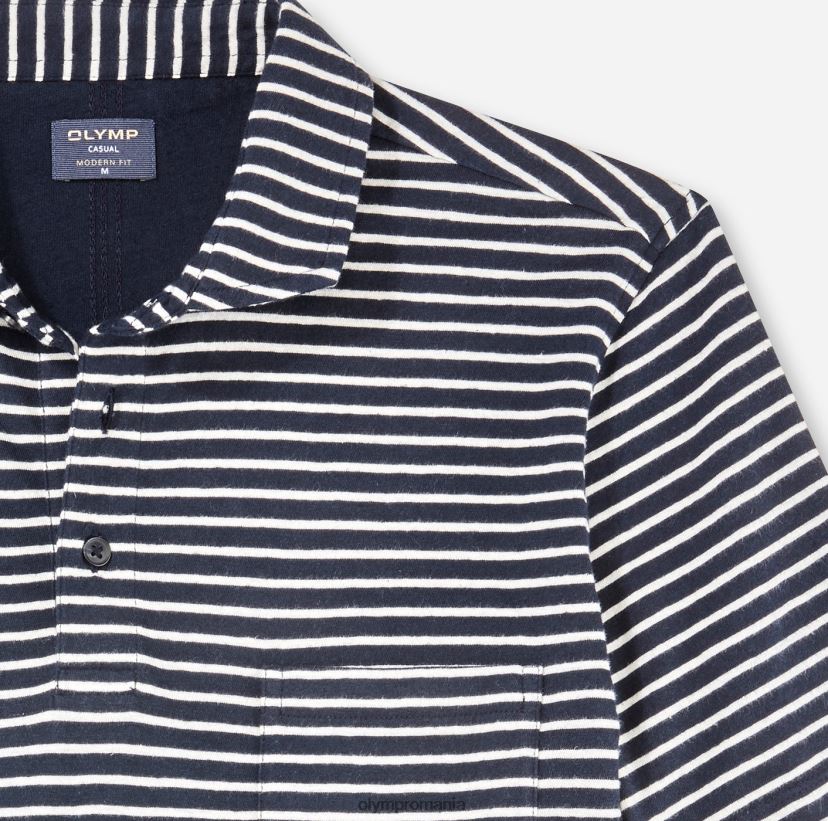 casual modern fit, polo, marine OLYMP îmbrăcăminte 4Z8LB62072