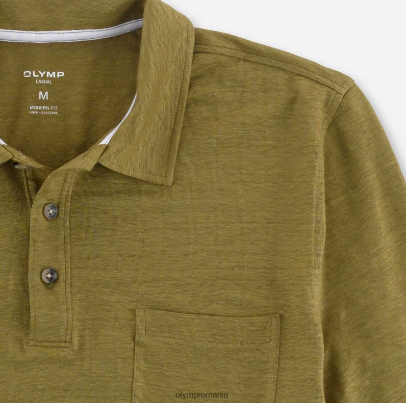 casual modern fit, polo, nugat OLYMP îmbrăcăminte 4Z8LB62108