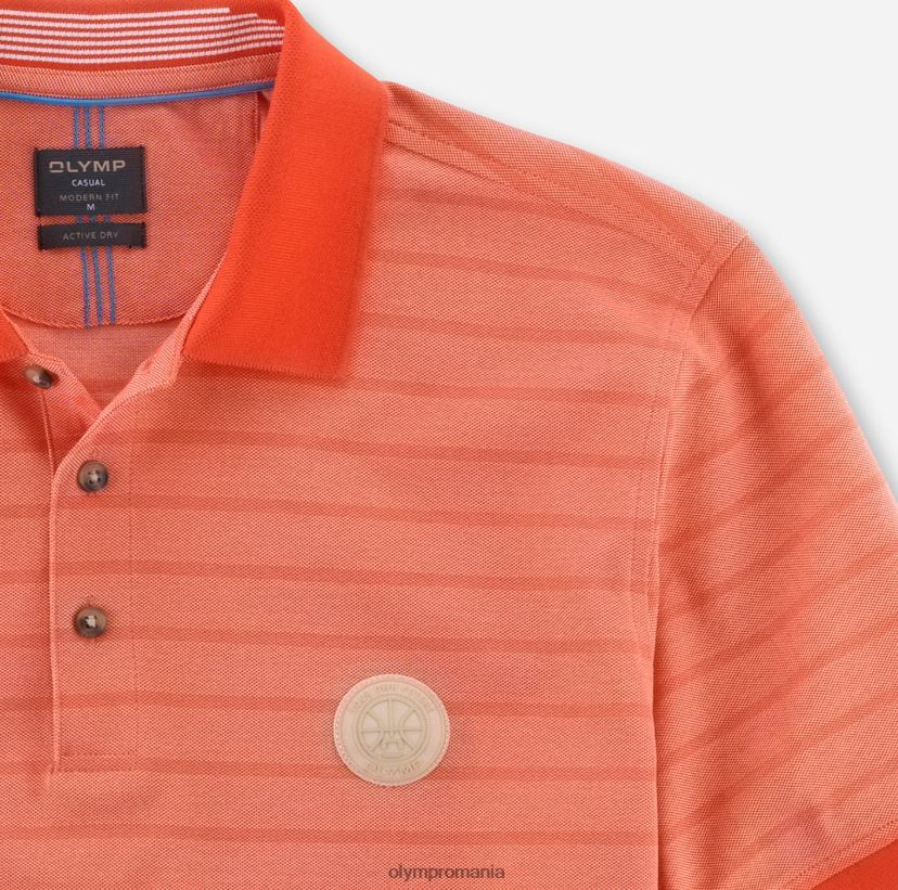casual modern fit, polo, rosu OLYMP îmbrăcăminte 4Z8LB62153
