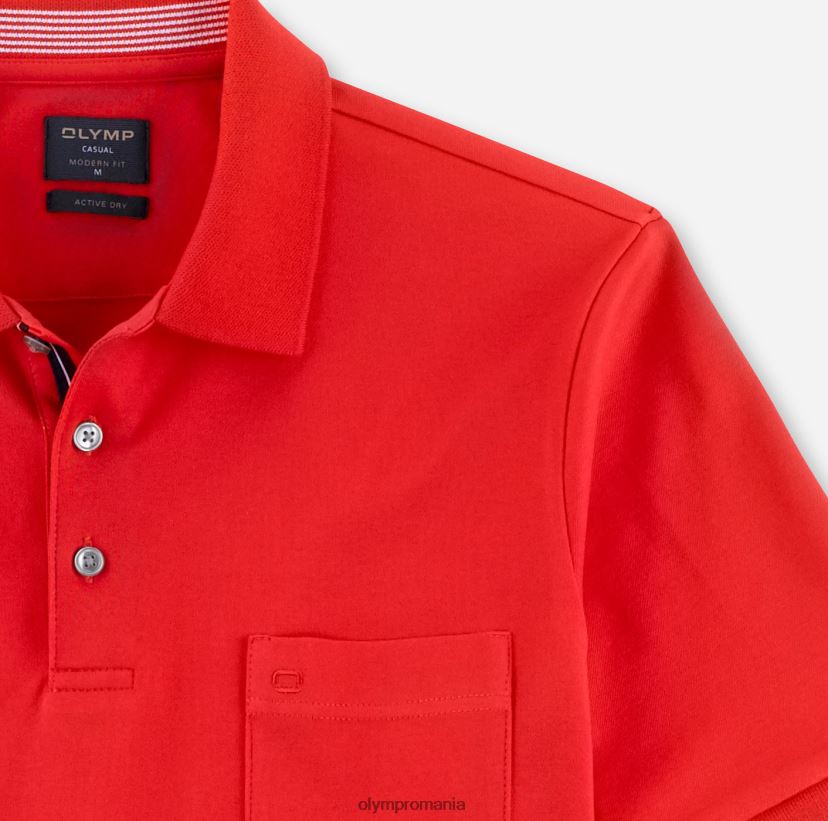casual modern fit, polo, rugină OLYMP îmbrăcăminte 4Z8LB62147
