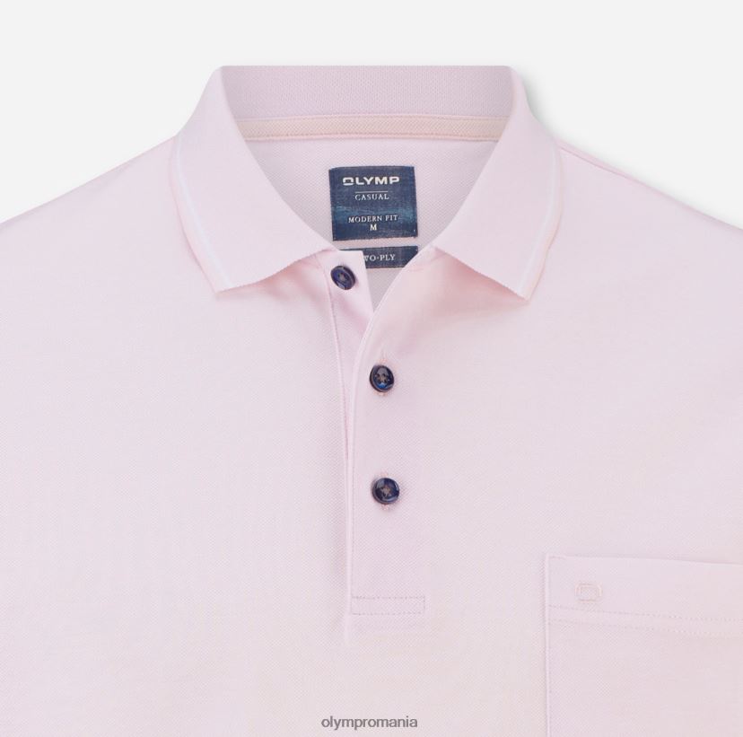 casual modern fit, polo, trandafir deschis OLYMP îmbrăcăminte 4Z8LB62181