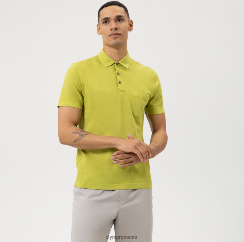 casual modern fit, polo, verde OLYMP îmbrăcăminte 4Z8LB62121