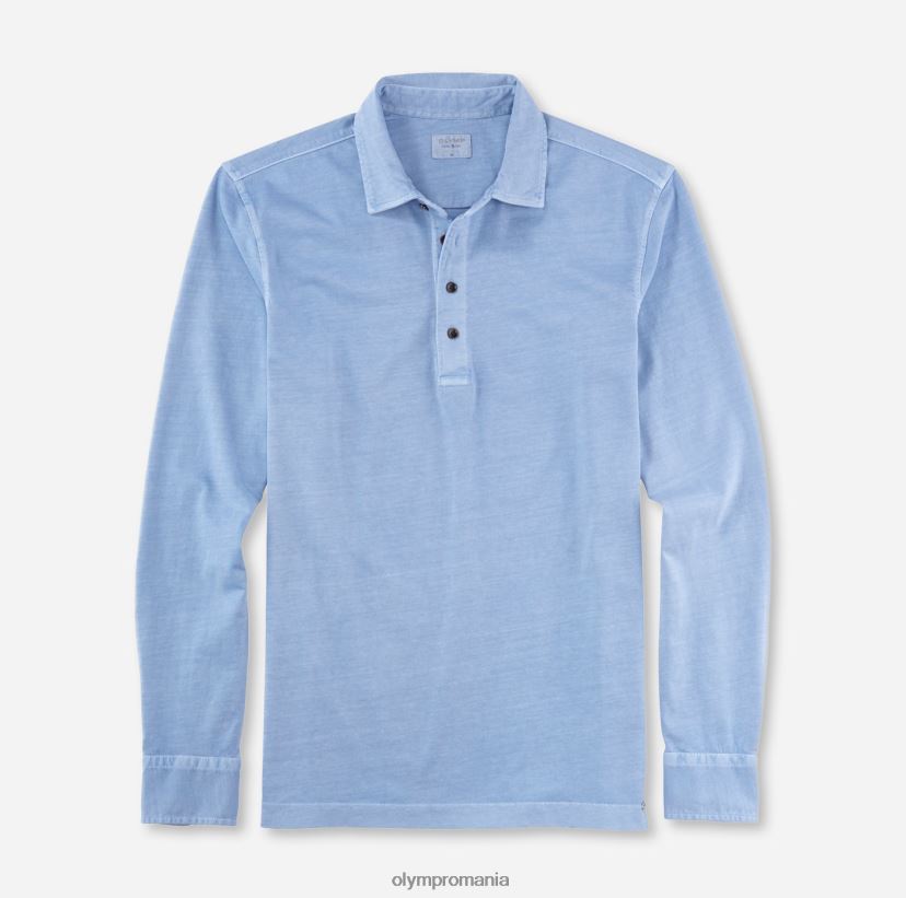 nivel cinci casual body fit, polo, albastru OLYMP îmbrăcăminte 4Z8LB62173