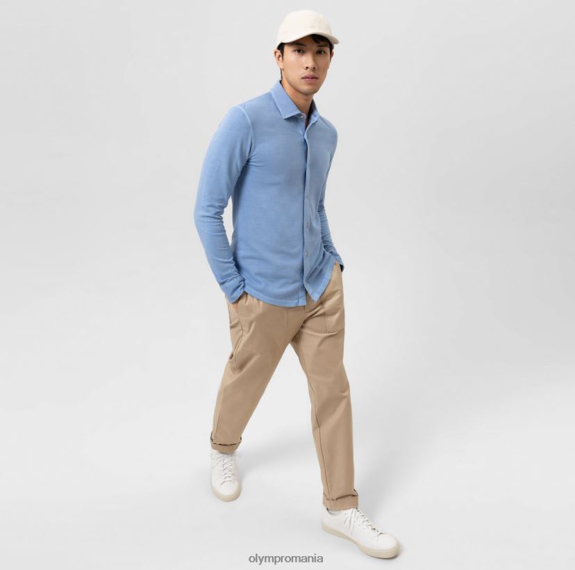 nivel cinci casual body fit, polo, albastru OLYMP îmbrăcăminte 4Z8LB62176