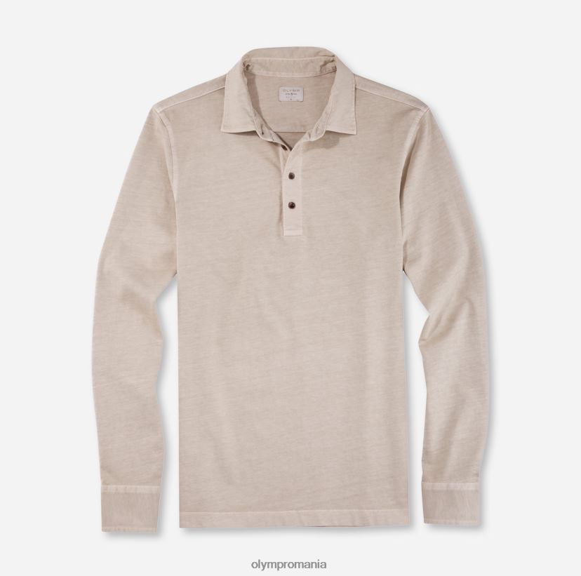nivel cinci casual body fit, polo, bej OLYMP îmbrăcăminte 4Z8LB62106