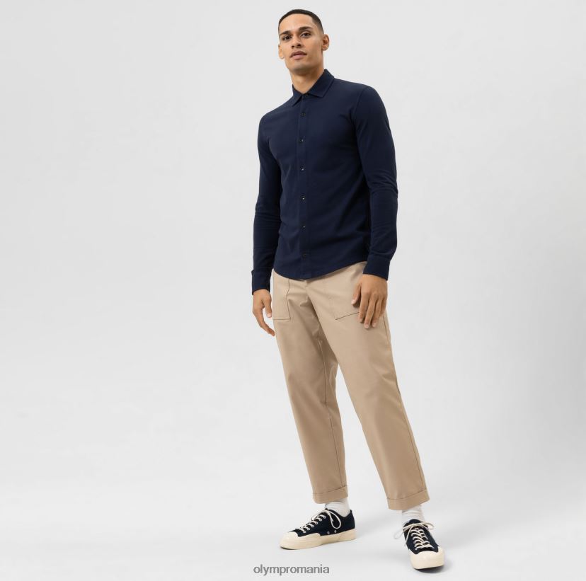 nivel cinci casual body fit, polo, marine OLYMP îmbrăcăminte 4Z8LB62174