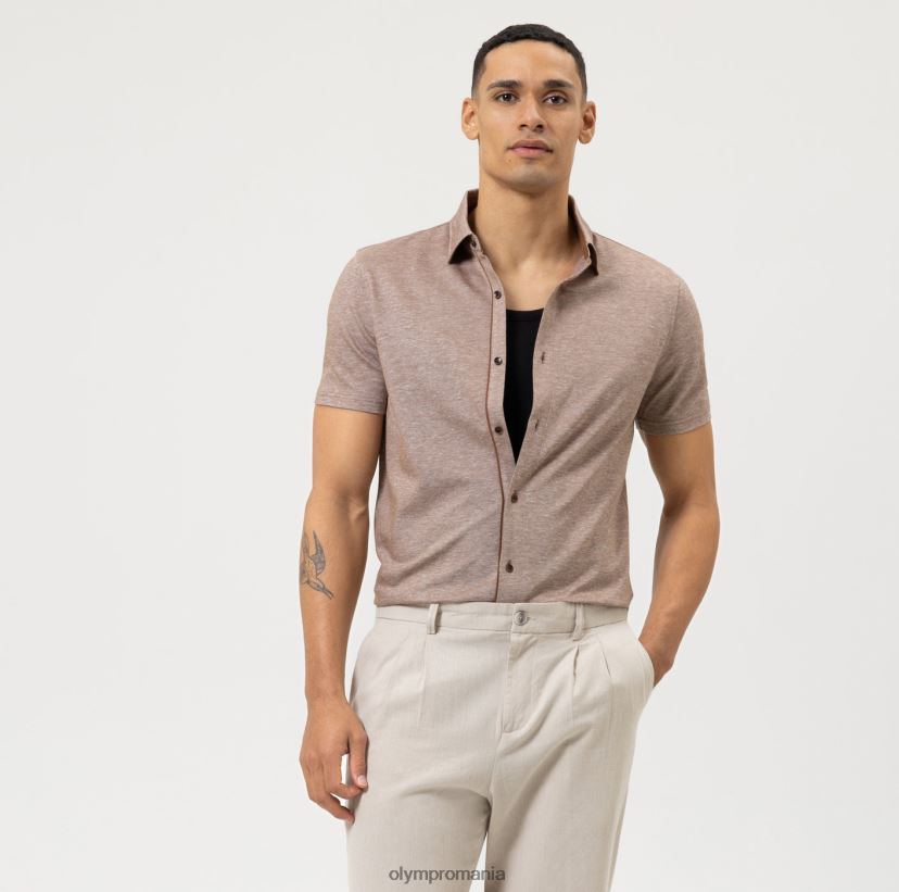 nivel cinci casual body fit, polo, maro OLYMP îmbrăcăminte 4Z8LB62144