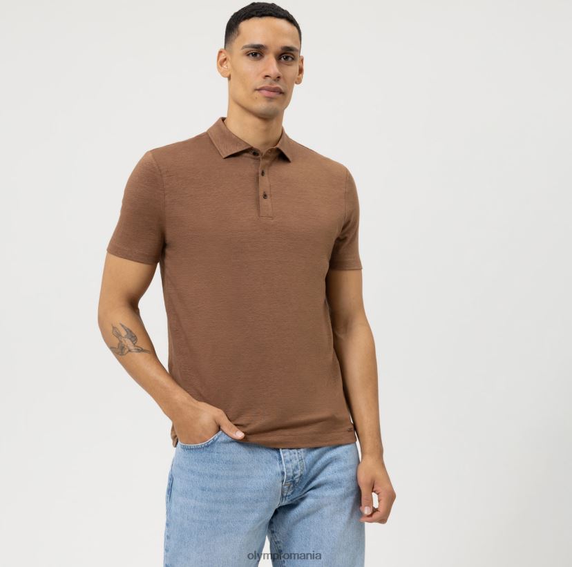 nivel cinci casual body fit, polo, maro OLYMP îmbrăcăminte 4Z8LB62161