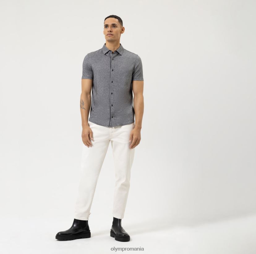 nivel cinci casual body fit, polo, negru OLYMP îmbrăcăminte 4Z8LB62081