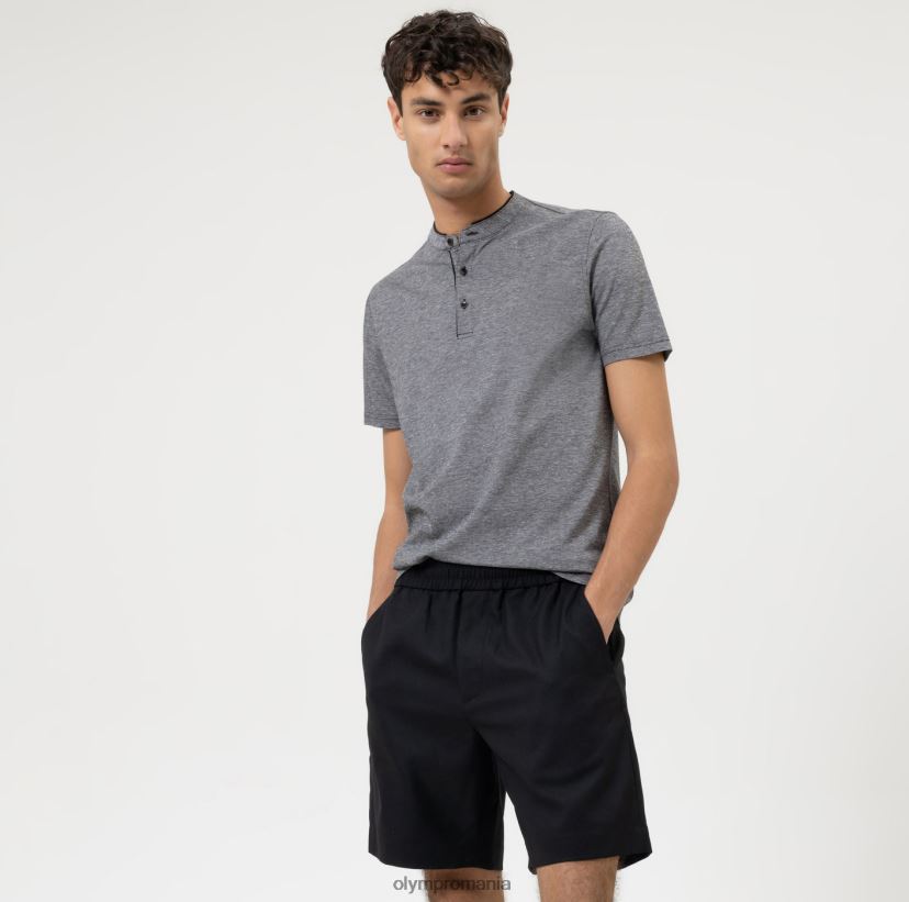 nivel cinci casual body fit, polo, negru OLYMP îmbrăcăminte 4Z8LB62100