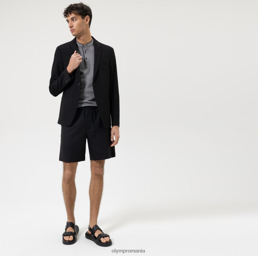 nivel cinci casual body fit, polo, negru OLYMP îmbrăcăminte 4Z8LB62100