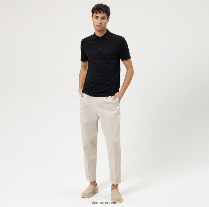 nivel cinci casual body fit, polo, negru OLYMP îmbrăcăminte 4Z8LB62135