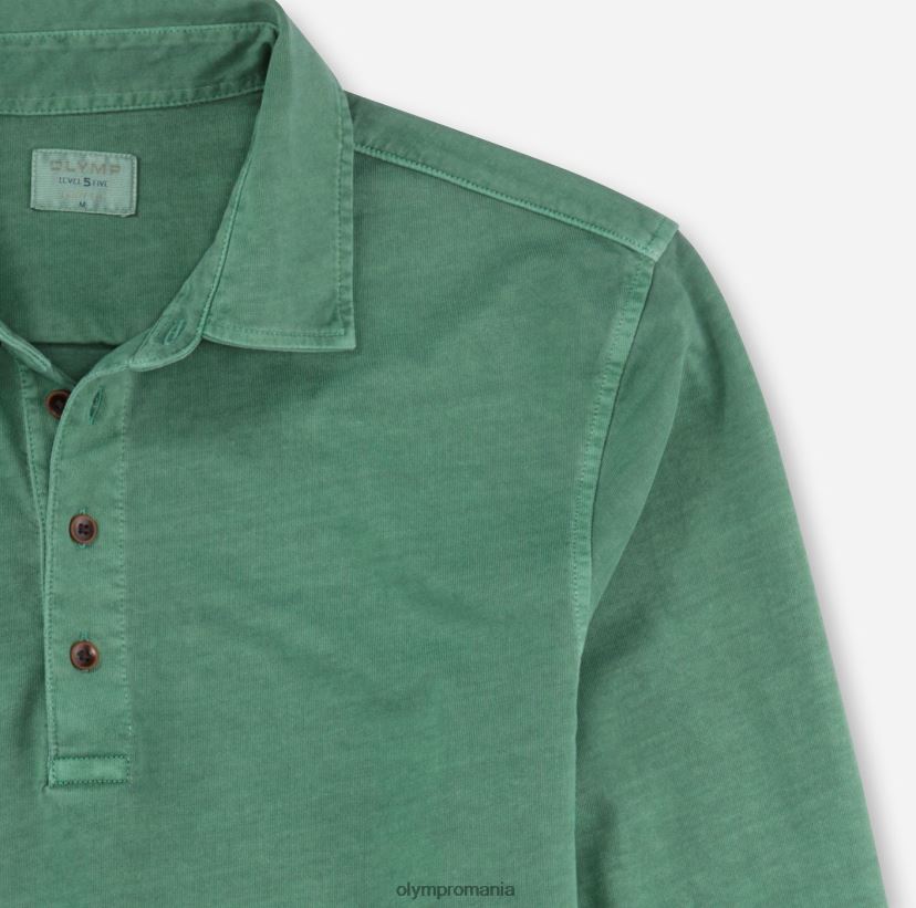 nivel cinci casual body fit, polo, verde OLYMP îmbrăcăminte 4Z8LB62111