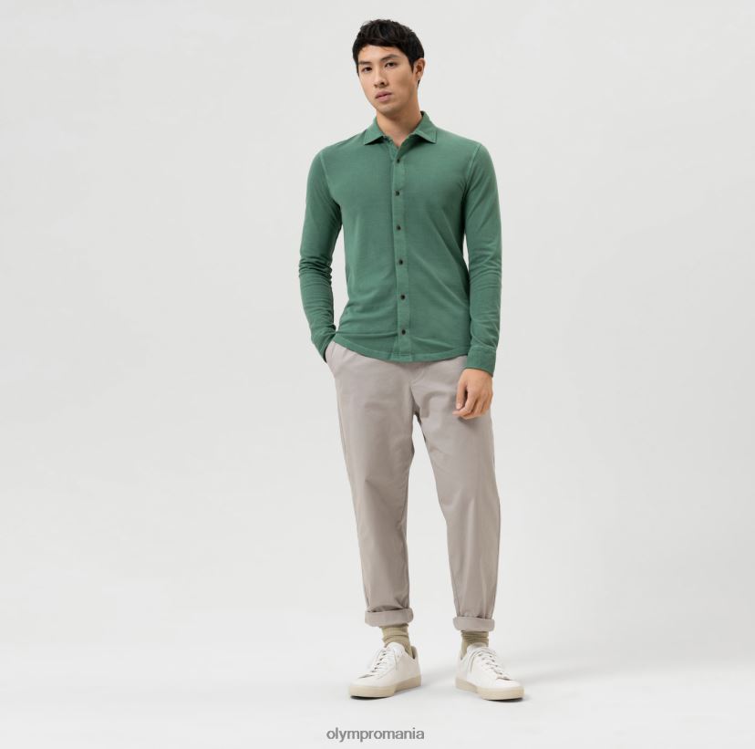 nivel cinci casual body fit, polo, verde OLYMP îmbrăcăminte 4Z8LB62114