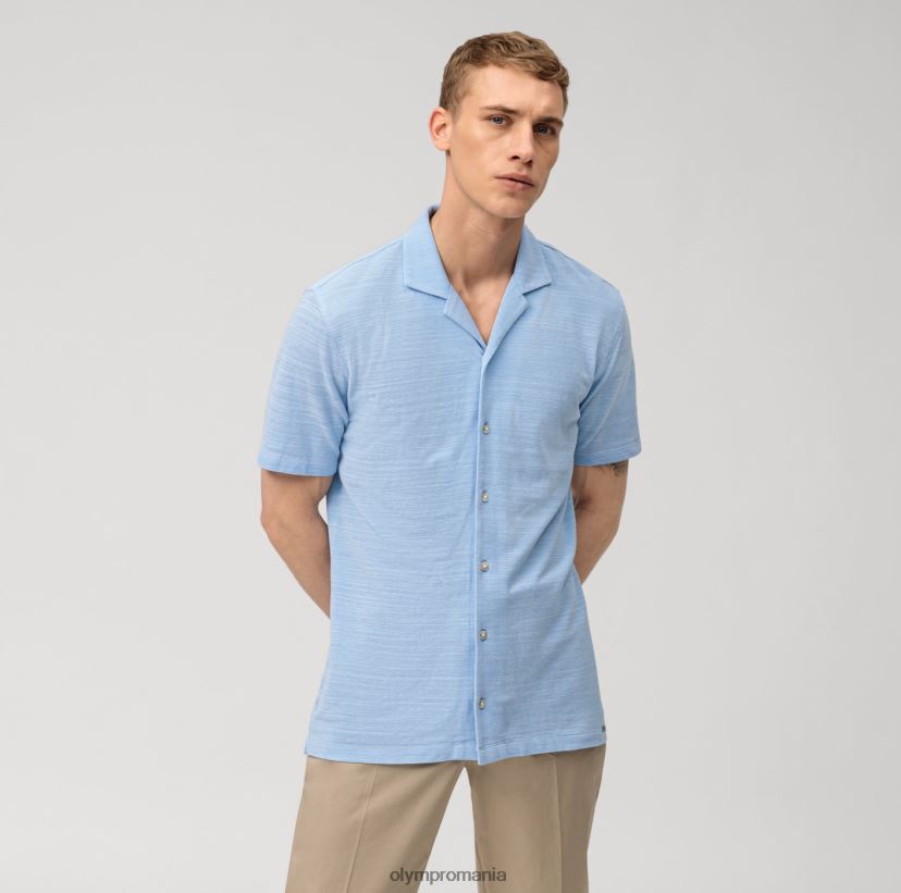 potrivire casual de nivel cinci, polo, albastru deschis OLYMP îmbrăcăminte 4Z8LB62107