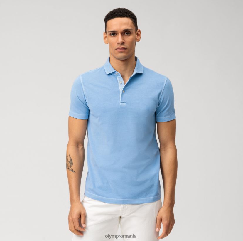 potrivire casual de nivel cinci, polo, albastru deschis OLYMP îmbrăcăminte 4Z8LB62168