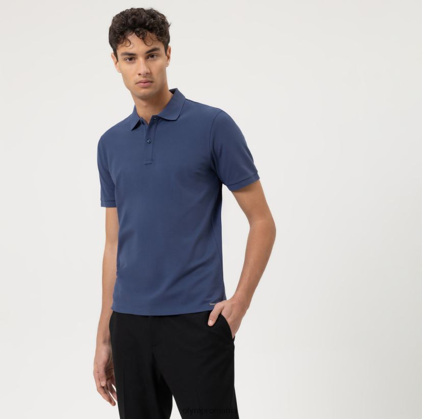 potrivire casual de nivel cinci, polo, indigo OLYMP îmbrăcăminte 4Z8LB62158