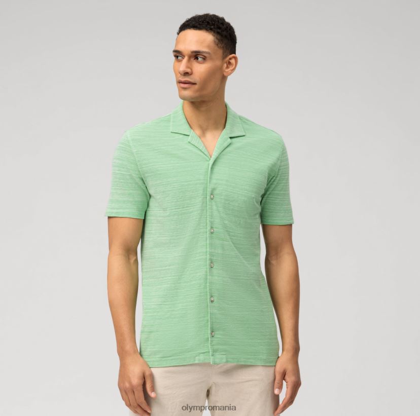 potrivire casual de nivel cinci, polo, verde cristal OLYMP îmbrăcăminte 4Z8LB62110