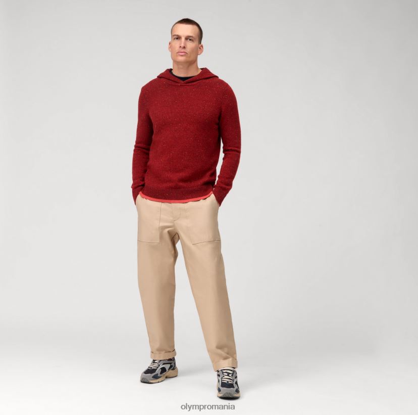 hanorac casual tricotaj, bordeaux OLYMP îmbrăcăminte 4Z8LB61912