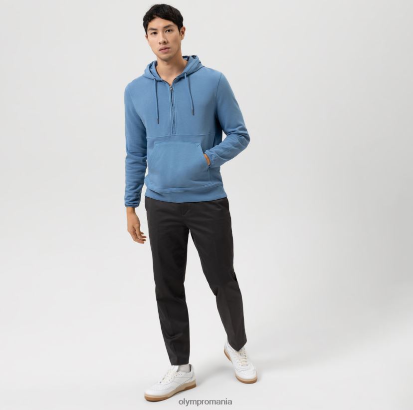 sweat modern fit, hanorac, smoke blue OLYMP îmbrăcăminte 4Z8LB61920