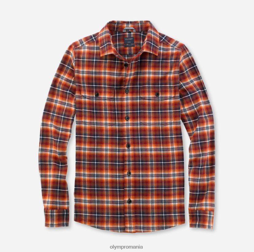 cămașă casual, cămașă casual, kent, caramel OLYMP îmbrăcăminte 4Z8LB61987