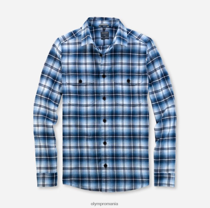 supracămașă casual, cămașă casual, kent, marine OLYMP îmbrăcăminte 4Z8LB61975
