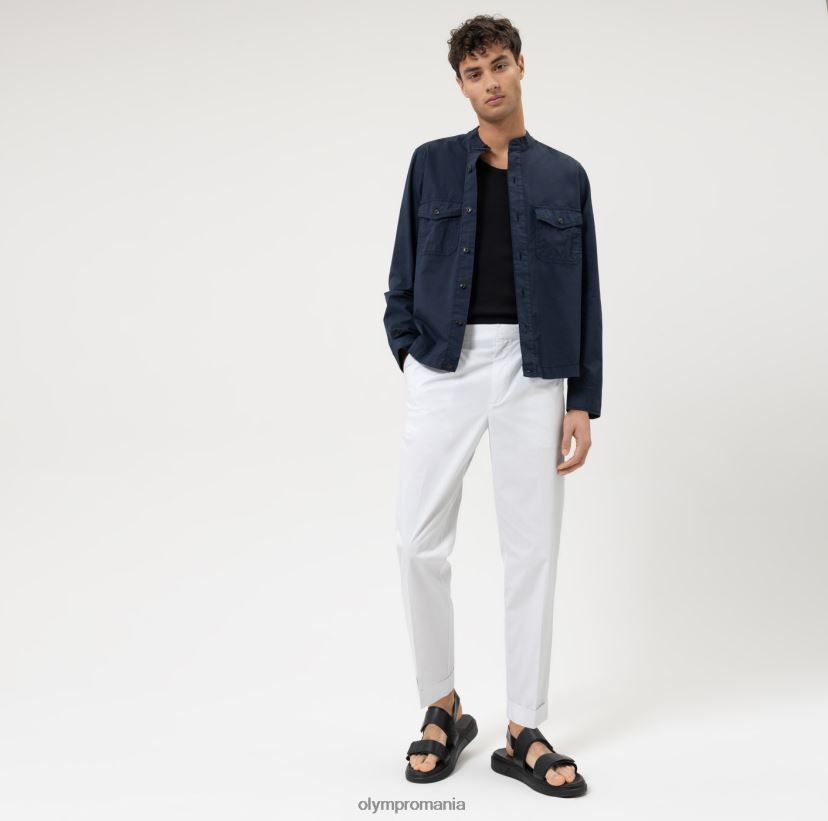 supracămașă casual inteligentă de nivel cinci, cămașă casual, marin OLYMP îmbrăcăminte 4Z8LB61962