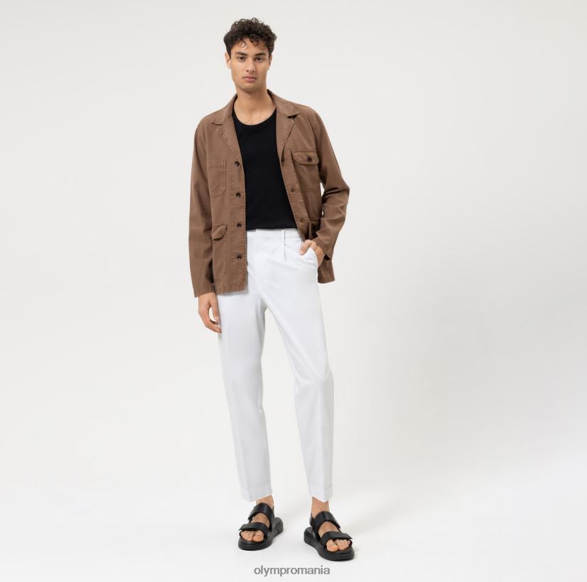 supracămașă casual inteligentă de nivel cinci, cămașă casual, maro OLYMP îmbrăcăminte 4Z8LB61961