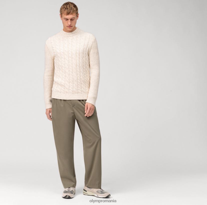 Pulover de tricotaj casual, alb OLYMP îmbrăcăminte 4Z8LB61770