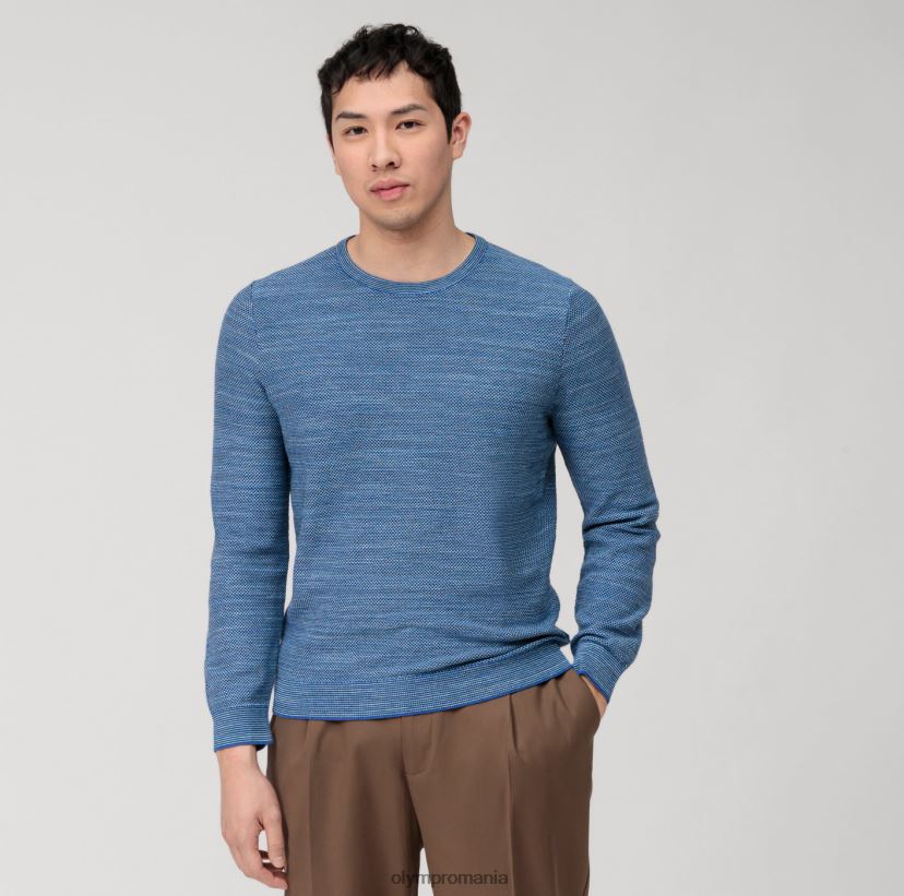 Pulover de tricotaj casual, albastru nuremberg OLYMP îmbrăcăminte 4Z8LB61786