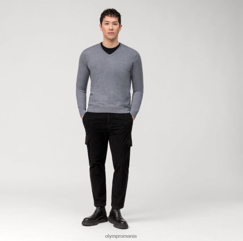 Pulover tricotaj casual, gri argintiu OLYMP îmbrăcăminte 4Z8LB61801