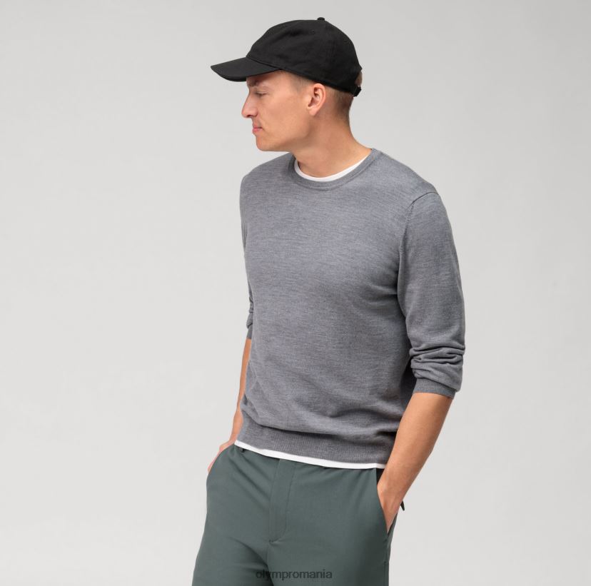 Pulover tricotaj casual, gri argintiu OLYMP îmbrăcăminte 4Z8LB61808