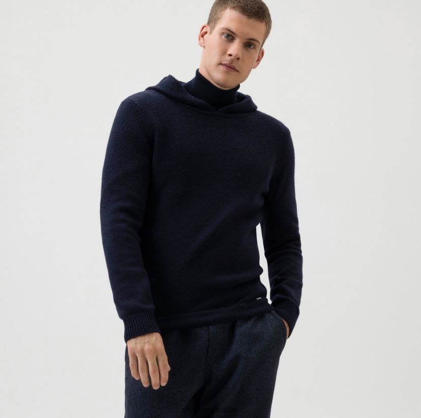 nivel cinci tricotaje body fit, pulover, marine OLYMP îmbrăcăminte 4Z8LB61870