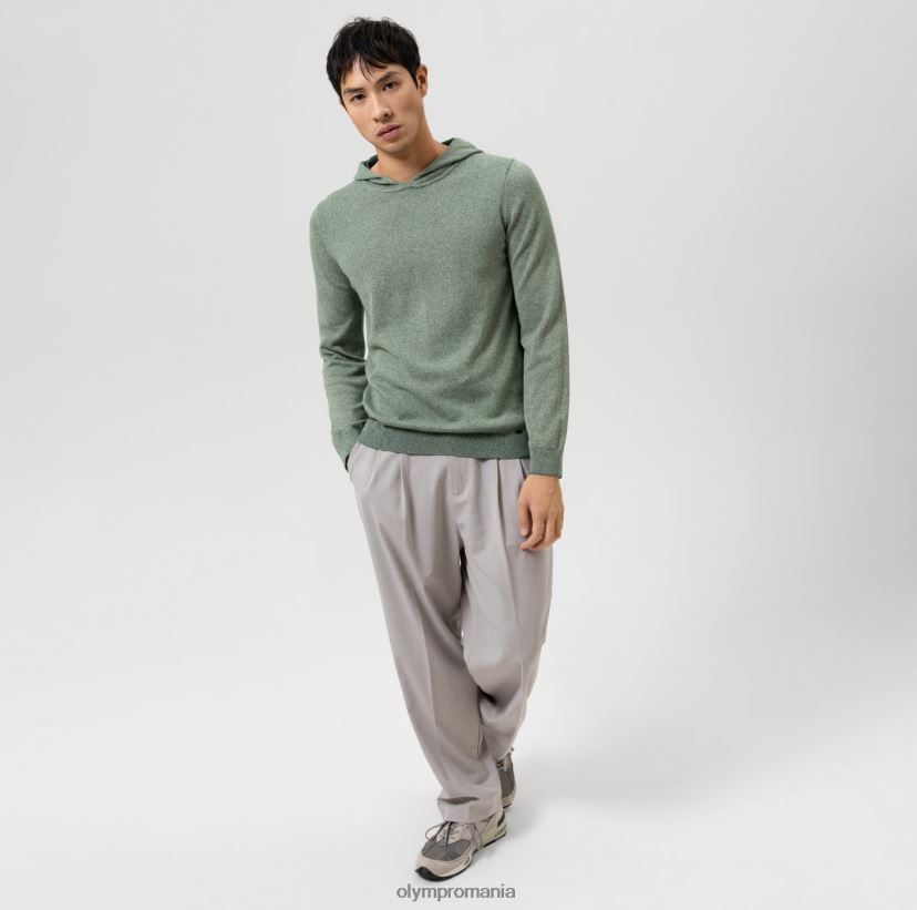 nivel cinci tricotaje body fit, pulover, verde OLYMP îmbrăcăminte 4Z8LB61757