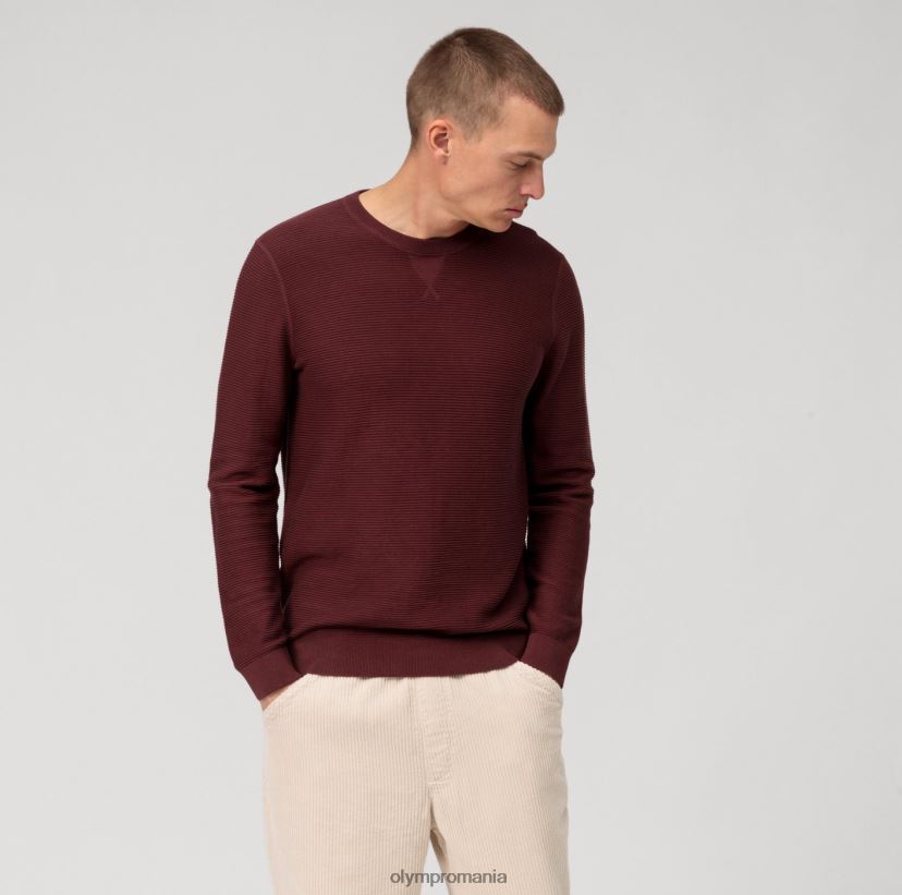 pulover tricotaj casual, chianti OLYMP îmbrăcăminte 4Z8LB61763