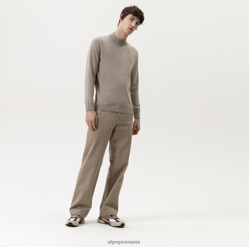 tricotaje de nivel cinci potrivire pe corp, pulover cu guler ridicat, cămilă OLYMP îmbrăcăminte 4Z8LB61878